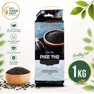 Gạo Lứt Đen Phúc Thọ UNASEED 1KG – Gạo Lứt Đen Thơm Dẻo Nguyên Cám Dinh Dưỡng Cho Gia Đình