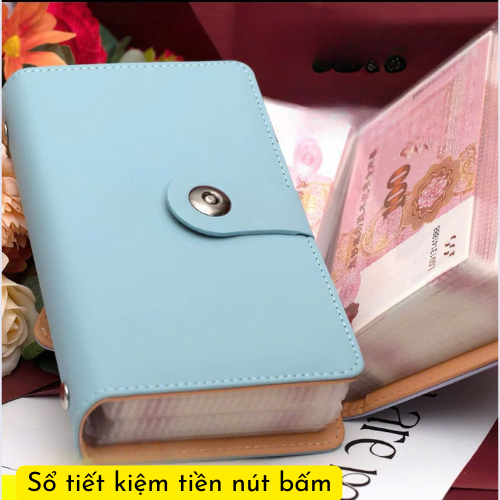 Sổ Tiết Kiệm Tiền Có Mật Khẩu, Sổ Tiết Kiệm Đựng Tiền 100 Ngày, Sổ Tiết Kiệm Tiền Có Túi Zip