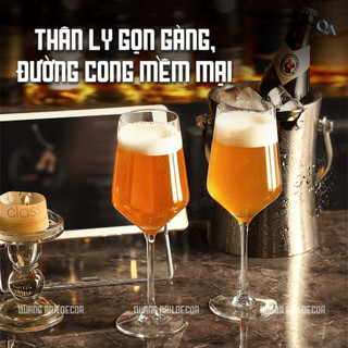 Tổng Hợp Ly Thủy Tinh Uống B.ia, Cocktail Cao Cấp|Ly Vang, Whisky Phong Cách Bắc Âu - Sang Trọng - Hiện Đại