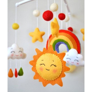 Set 20 miếng vải dạ nỉ nhiều màu làm đồ Handmade, nguyên liệu làm đồ treo nôi, nguyên liệu làm sách vải cho bé,