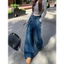 Quần jeans ống rộng nữ,Quần bò xếp li kiểu mới độc đáo siêu xinh dễ phối đồ LN
