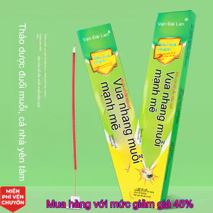 Hương Đuổi Muỗi Chuyên Dụng, 30 Cây/Hộp, Đuổi Muỗi, Côn Trùng, Cho Nhà Và Phòng Ngủ