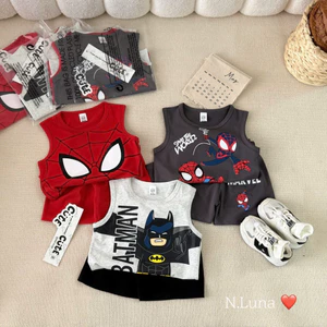 Set 3 bộ 3 lỗ batman nhện cho bé trai