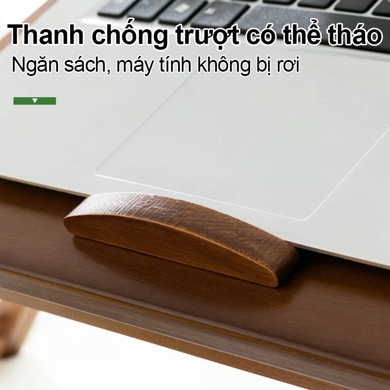 Bàn Học Đa Năng Gấp Gọn Bằng Tre 55cm Cao Cấp Tre Tự Nhiên Bàn Ăn Sáng Trên Giường Siêu Nhỏ Gọn | BigBuy360 - bigbuy360.vn