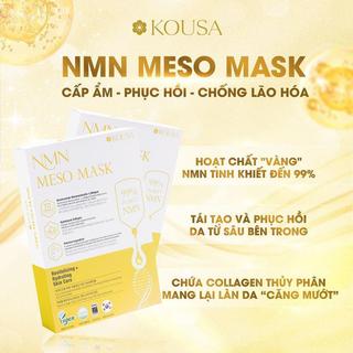 Combo khăn ướt tẩy trang + mặt nạ NMN Meso Kousa