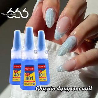 Keo Dán Móng Siêu Lực 401 Chính Hãng 20g – Keo Dán Nhanh Đa Năng, Khô Trong 15–30 Giây Độ Bám Cực Chắc THEGIOINAIL666