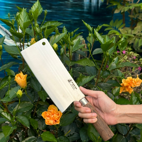 [MUA 3 TẶNG 1] Bộ Dao Nhà Bếp Thép Trắng Nhật 420HC Kháng Rỉ, Cán Gỗ Mun Chốt Đinh Chắc Chắn BH 24 Tháng