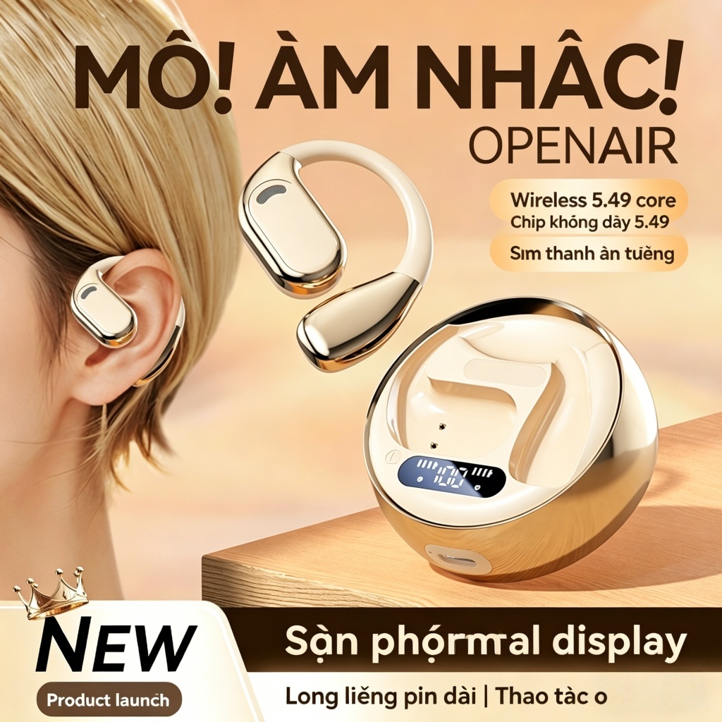 Tai nghe Bluetooth không dây M76: Cuộc gọi rõ ràng, âm bass mạnh mẽ và khả năng chống nước tuyệt vời | BigBuy360 - bigbuy360.vn
