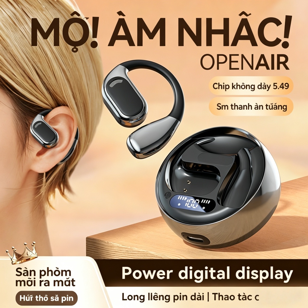 Tai nghe Bluetooth không dây M76: Cuộc gọi rõ ràng, âm bass mạnh mẽ và khả năng chống nước tuyệt vời | BigBuy360 - bigbuy360.vn
