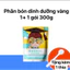 Phân bón tan chậm cho cây trong chậu tỉ lệ vàng 1+1 nội địa trung 300g