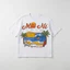 Áo thun yêu nước du lịch chất thun cotton Unisex form rộng tay lỡ in hình nón xinh Chất Cotton mềm mịn thoáng mát