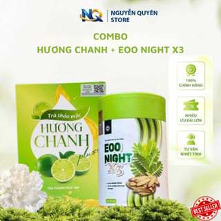 Combo Trà Thảo Mộc Hương Chanh & Eoo Night X3 Nguyễn Quyên store – Thanh Mát, Dế Uống