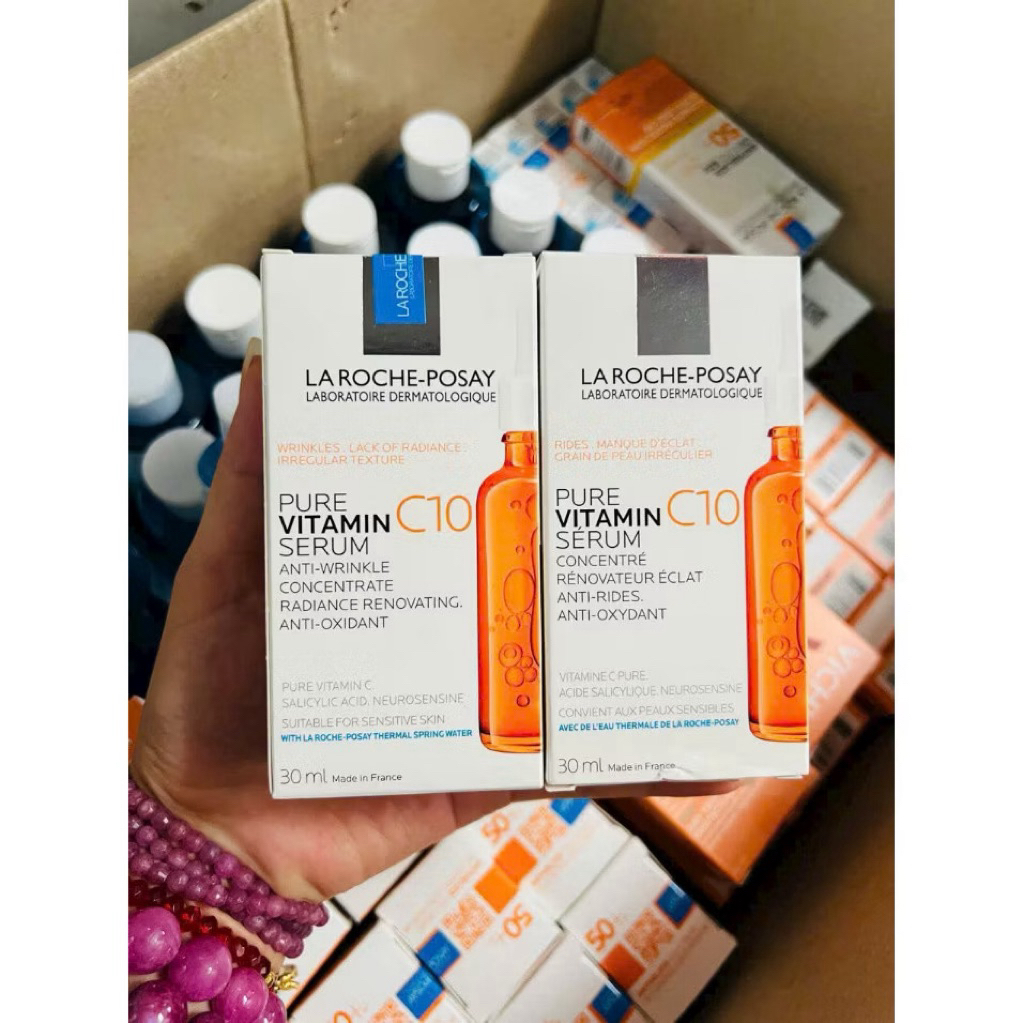 Serum Vitamin C10 La Roche Posay 30ml Giảm Nếp Nhăn Sáng Da Chính Hãng