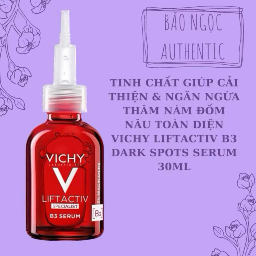 Serum Vichy Liftactiv B3 30ml Hỗ Trợ Mờ Thâm Sáng Da Giảm Nếp Nhăn