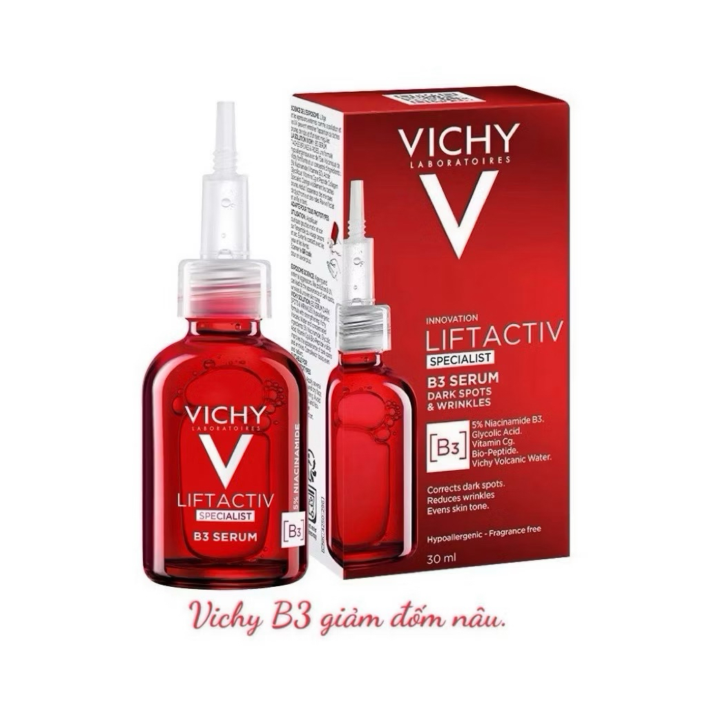 Serum Vichy Liftactiv B3 30ml Hỗ Trợ Mờ Thâm Sáng Da Giảm Nếp Nhăn