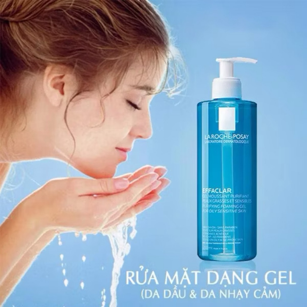 Sữa Rửa Mặt Effaclar La Roche Posay 400ml Hỗ Trợ Làm Sạch Da Dầu Mụn