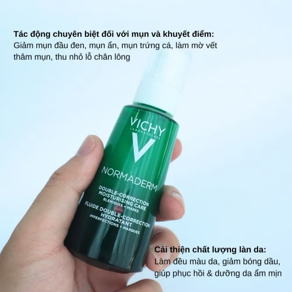 Kem Dưỡng Vichy Normaderm Phytosolution 50ml Cho Da Dầu Da Mụn Chính Hãng