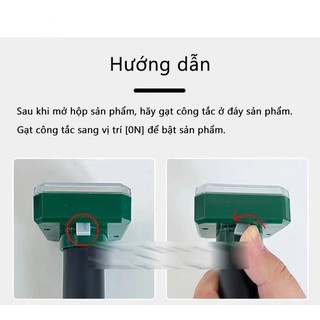 Cọc Siêu Âm Đuổi Chuột Chũi Năng Lượng Mặt Trời -  Thiết Bị Chống Chuột Phá Vườn Chống Nước ABS