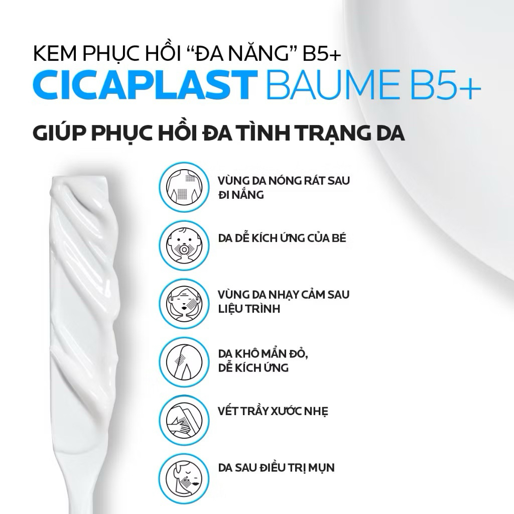 Kem Dưỡng Phục Hồi Da La Roche-Posay Cicaplast Baume B5+ 100ml | Làm Dịu - Tái Tạo - Bảo Vệ Da