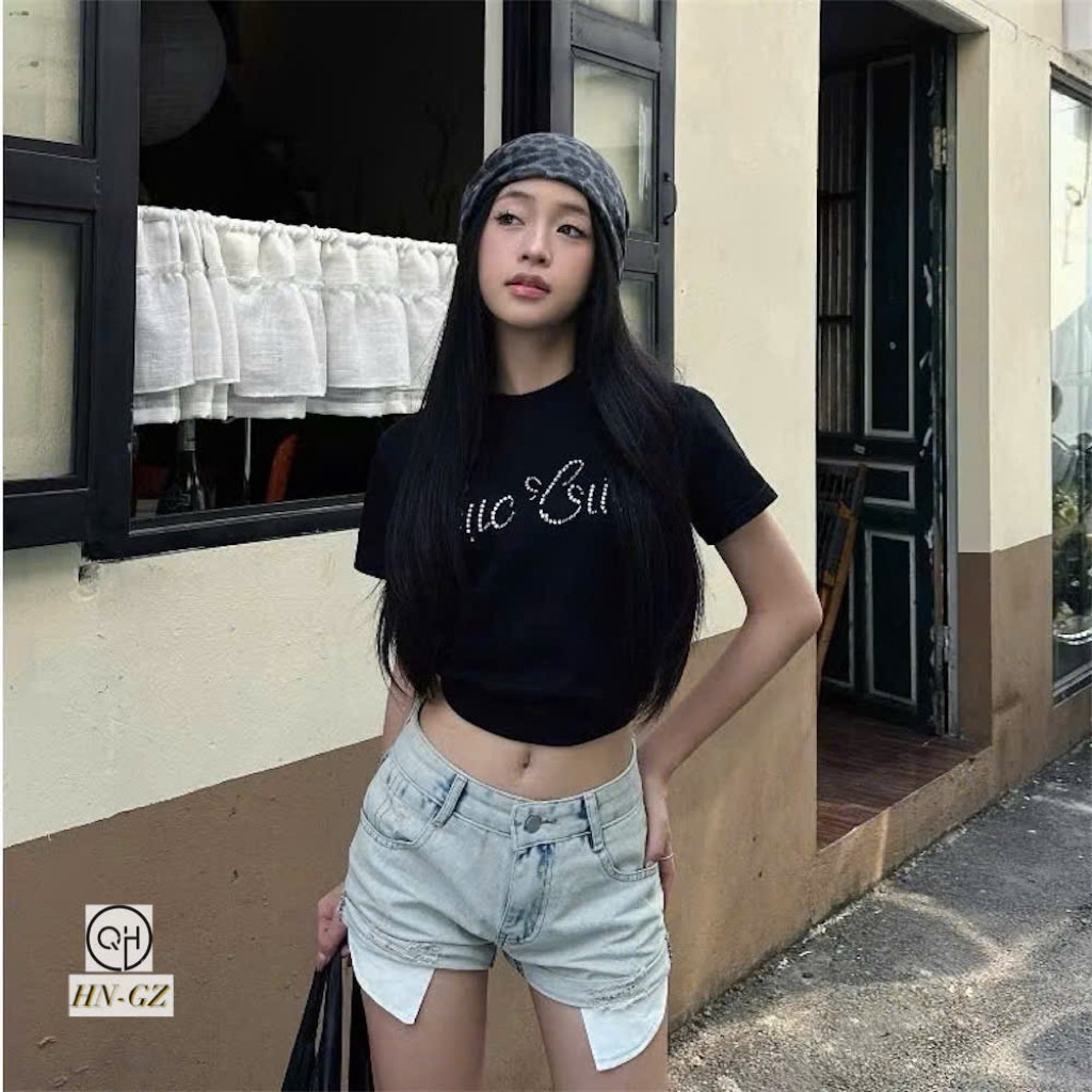 𝑺𝒔𝒖.𝑺𝒕𝒖𝒅𝒊𝒐// QUẦN SOOC DENIM MÀU XANH NHẠT ẢNH THẬT