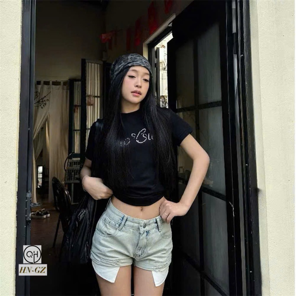 𝑺𝒔𝒖.𝑺𝒕𝒖𝒅𝒊𝒐// QUẦN SOOC DENIM MÀU XANH NHẠT ẢNH THẬT