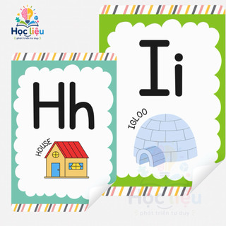 Bộ Thẻ ABC Tiếng Anh Cho Bé – 26 Flashcard Giúp Bé Làm Quen Ngôn Ngữ A5