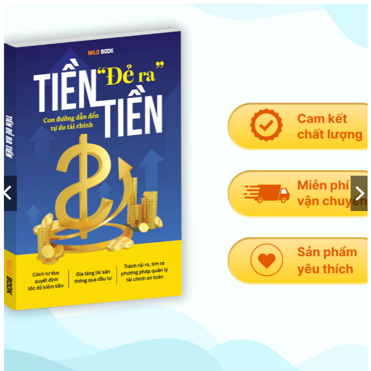 Bìa sách Tiền đẻ ra tiền Con đường dẫn đến tự do tài chính