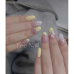 NAIL BOX ĐI BIỂN VÀNG PASTEL SCONAIL MÓNG UP MÓNG GIẢ THẠCH