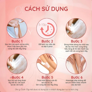 Kem tẩy lông vùng kín, nách, tay, chân 70g - Công thức an toàn, không đau rát, giúp da mịn màng như em bé