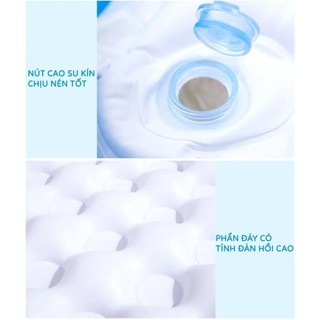 Bể bơi phao tròn nhiều tầng 1m8 chịu lực cao cấp, đáy chống trượt, cho bé yêu, Mùa hè sôi động, Giao hàng nhanh