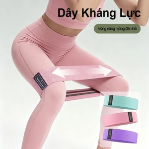Dây Kháng Lực Dây Squat Tập Chân, Mông, Đùi Tập Gym Đa Năng Tiện Lợi Tại Nhà, Văn Phòng