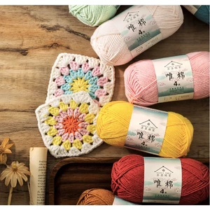 Len Susan 4 - Len Susan Family (50g) | Len Sợi Nhà Sam - Sam Crochet