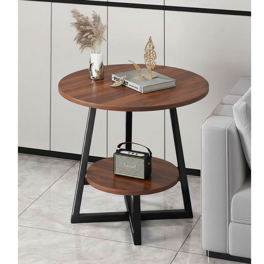 Bàn trà bàn cafe 2 tầng decor phòng khách phòng ngủ ban công, bàn trà cafe 2 tầng đa màu sắc HM111