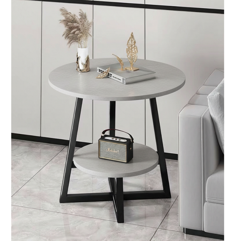 Bàn trà bàn cafe 2 tầng decor phòng khách phòng ngủ ban công, bàn trà cafe 2 tầng đa màu sắc HM111