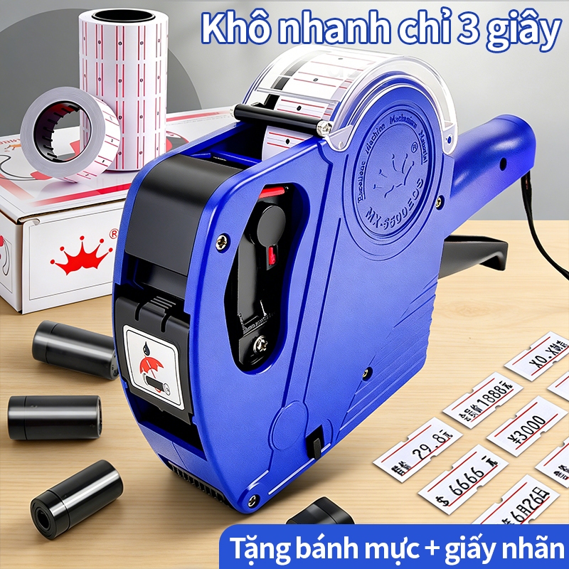 Máy Bắn Giá MX 5500 EOS Cầm Tay Chính Hãng - Tặng Mực + Tem Dán, Súng Bấm Giá Tiện Lợi Cho Shop