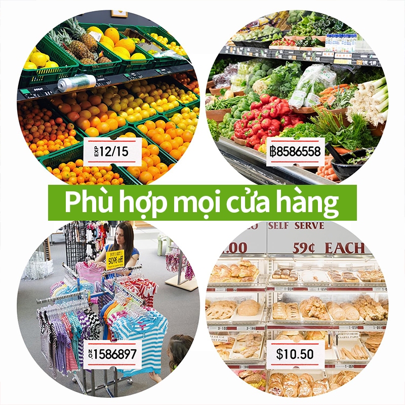 Máy Bắn Giá MX 5500 EOS Cầm Tay Chính Hãng - Tặng Mực + Tem Dán, Súng Bấm Giá Tiện Lợi Cho Shop
