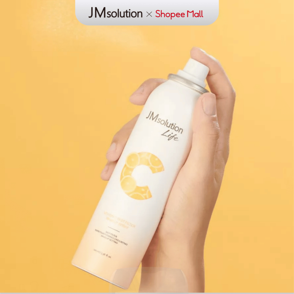 JMsolution Life Combo Vitamin C Xịt Khoáng + Xịt Khóa Make Up Chính Hãng