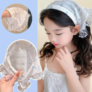 Bờm/cài khăn tam giác phù hợp mùa hè cho bé
