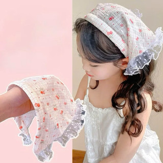 Bờm/cài khăn tam giác phù hợp mùa hè cho bé