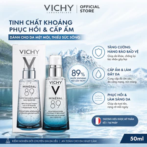 Serum Vichy Mineral 89 50ml Chính Hãng | Cấp Ẩm Phục Hồi Da Hyaluronic Acid