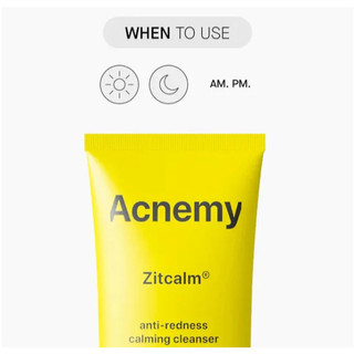Sữa rửa mặt làm sạch dịu da đang khô căng đỏ rát, kích ứng Acnemy ZITCALM Cleansing Gel
