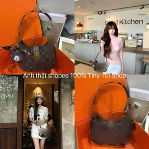 Túi xách kẹp nách JK TẶNG KÈM GƯƠNG VÀ KHĂN có dây đeo chéo sang chảnh