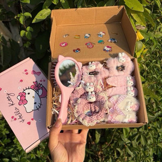 Kẹp Tóc Nữ Bộ quà 8 món hình Miffy Kẹp tóc kèm đồ cột tóc hình Miffy xinh xắn 8 món dành cho Nữ Women