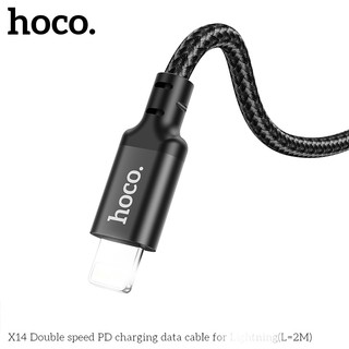 Cáp sạc nhanh Hoco X14 Type-C to LaiNing PD 20W dài 2M (Đen)