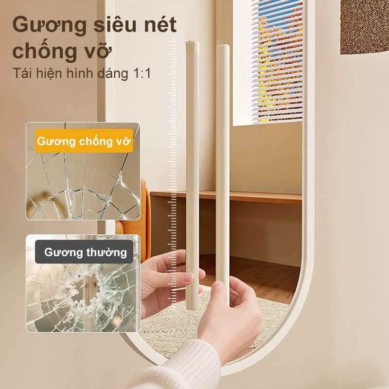 𝐎𝐥𝐢𝐟𝐞 Giá Treo Quần Áo Có Gương Cây Treo Quần Áo Trong Phòng Dung Lượng Lớn Và Thiết Kế Trang Nhã Giá Treo Đồ Đa Năng