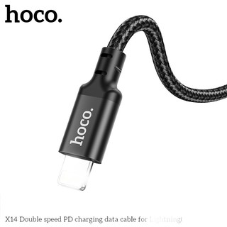 Cáp sạc nhanh Hoco X14 Type-C to LaiNing PD 20W dài 1M (Đen)