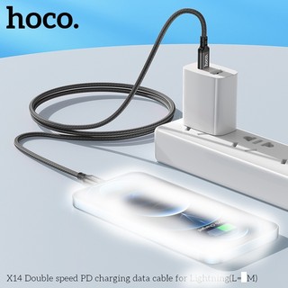 Cáp sạc nhanh Hoco X14 Type-C to LaiNing PD 20W dài 1M (Đen)