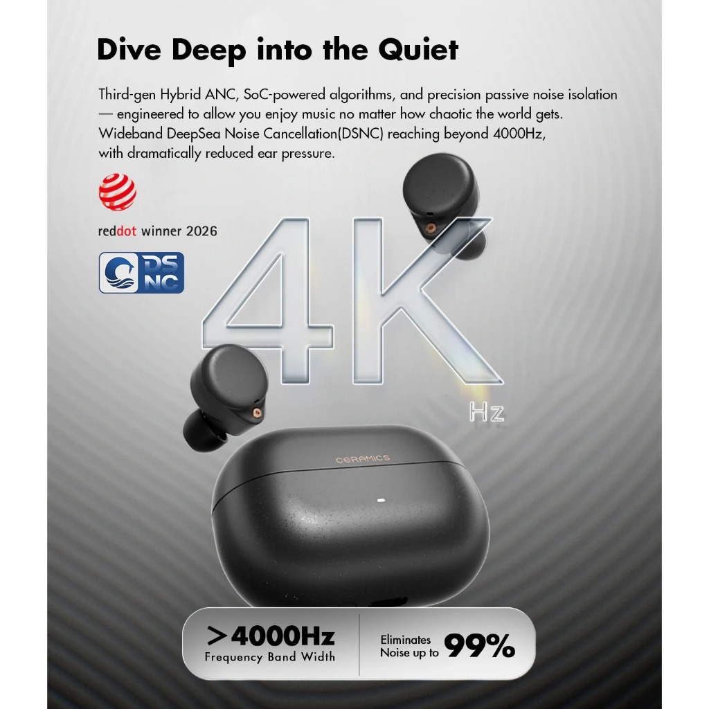 [NC] Tai Nghe Bluetooth ROSESELSA CERAMICS ULTRA | In Ear Bluetooth | NGHE TẠP | Có Mic | BigBuy360 - bigbuy360.vn