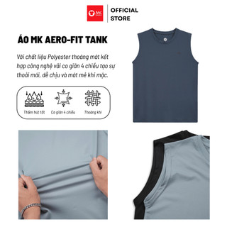 Áo sát nách MK AeroFit Tank vải thun Polyester thoáng khí co giãn 4 chiều đi tập gym chơi thể thao