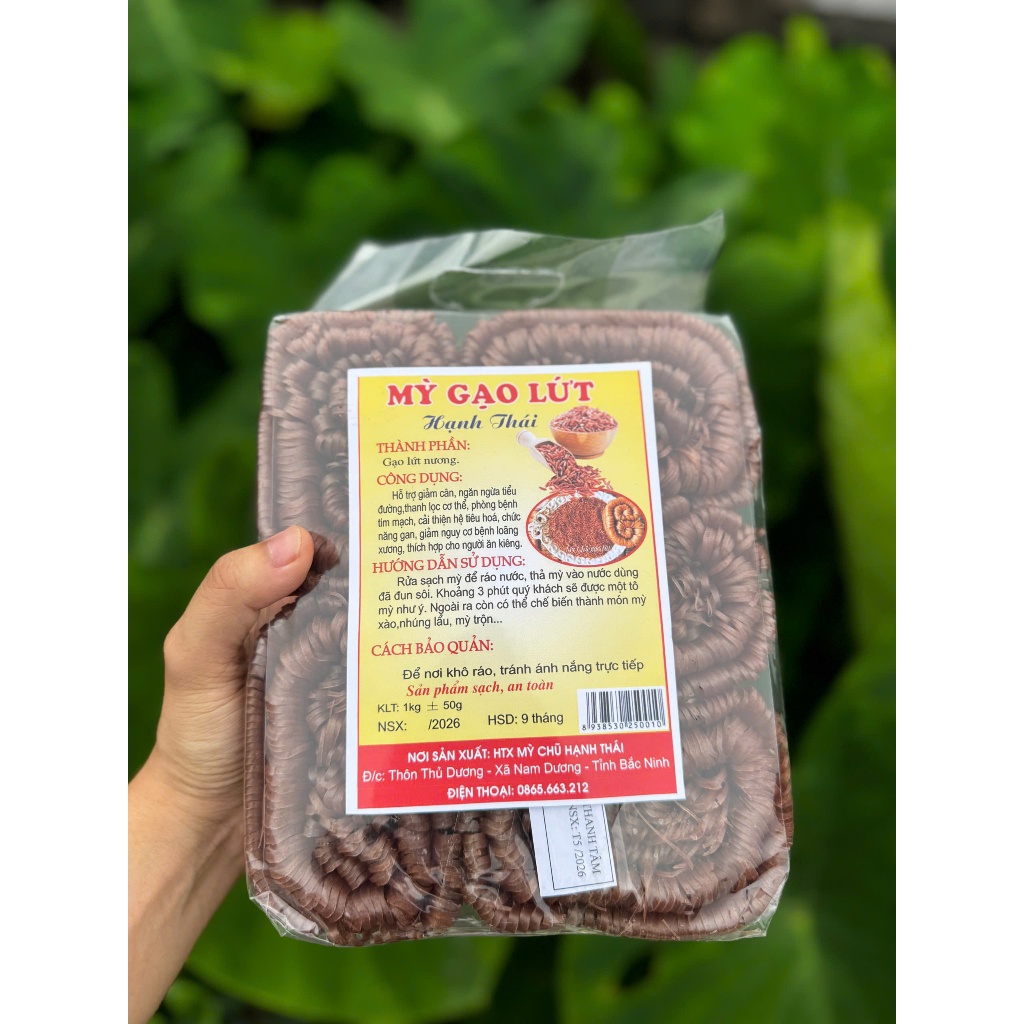 Combo 3kg mỳ Chũ gạo lứt Hạnh Thái